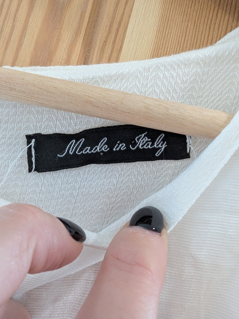Made in Italy White Ruffle Midi Dress - Picture 6 of 7